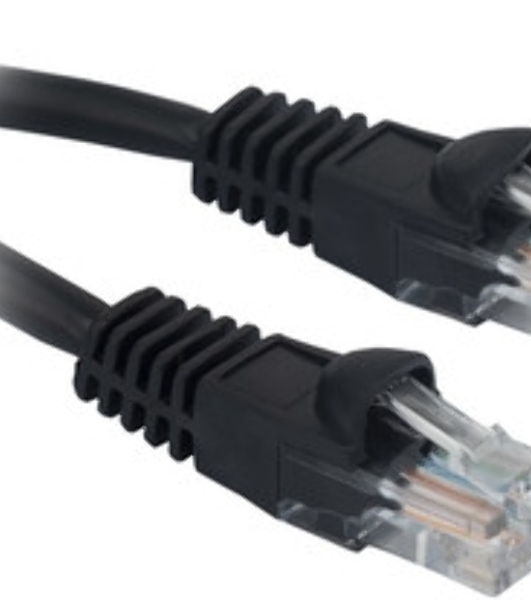 Патч-корд Buro cat.5e 1м желтый RJ-45 (м)-RJ-45 (м)