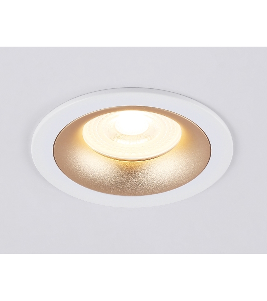 Светильник встраиваемый Ambrella light TN102723 WH/GD белый/золото GU5.3 92*92*23