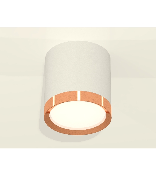 Светильник Ambrella Light XS8141005 SWH/PPG белый песок/золото розовое полированное GX53 (C8141, N8126)