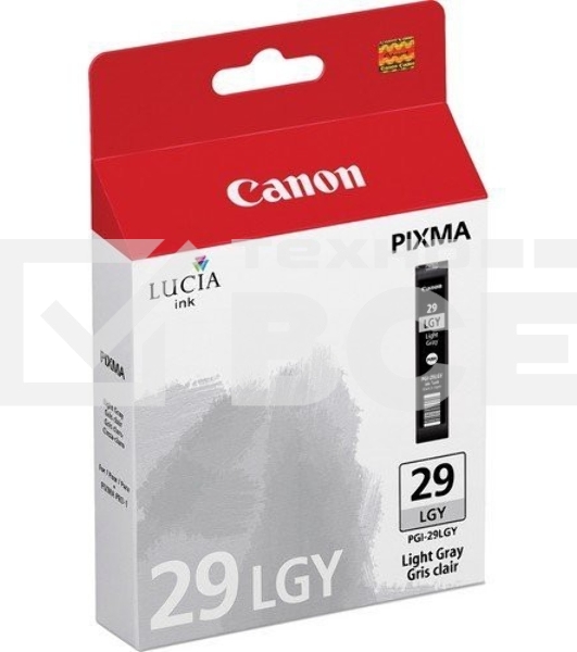 Картридж струйный Canon PGI-29LGY (4872B001) светло-серый (36 мл) для Canon Pixma Pro 1