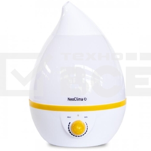 Увлажнитель воздуха Neoclima NHL-200L белый Обсл.площадь 20кв.м. Антибактериальное покрытие, Расход воды 250 гр/час, Объем 2л
