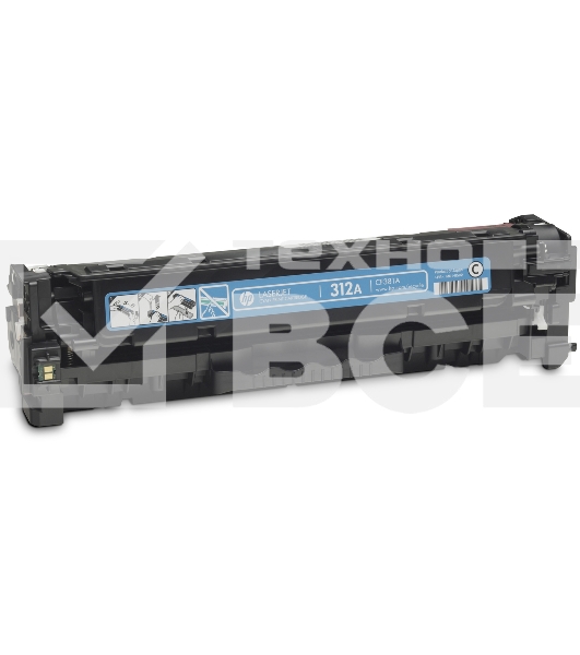 Тонер Картридж HP 312A CF381A голубой для HP CLJ Pro M476 (2400стр.)
