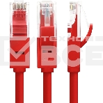 Патч-корд Greenconnect Патч-корд UTP прямой 3 m AWG24 кат.5е,  RJ45,  медь, литой (Красный), пластик пакет (GCR-LNC04-3.0m), фото8