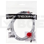 Кабель AM/BM USB2.0 3м Telecom USB 2.0  A-->B 3.0m, белый/серый, TC6900-3.0M, фото3