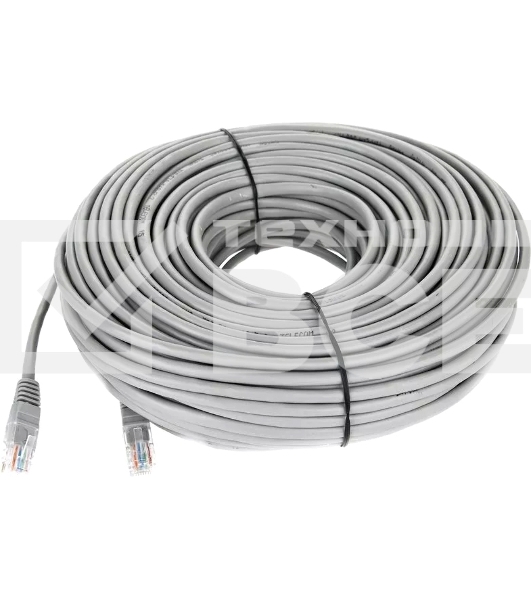 Патчкорд литой 'Telecom' UTP кат.5e 50,0м серый