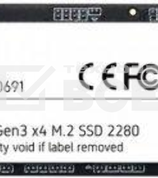 Накопитель SSD Patriot P300, 512GB, PCIe 3.0 x4, M.2 2280, NVMe, R/W 1700/1200
