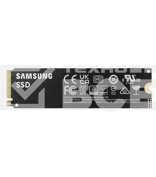 Накопитель SSD Samsung 990 PRO, 1000GB, PCIe 4.0 x4, M.2 2280, NVMe, R/W 7450/6900, с радиатором