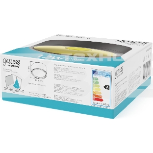 Светильник Gauss Overhead HD040 потолоч. 4000K цв.св.:белый серебристый/золотистый