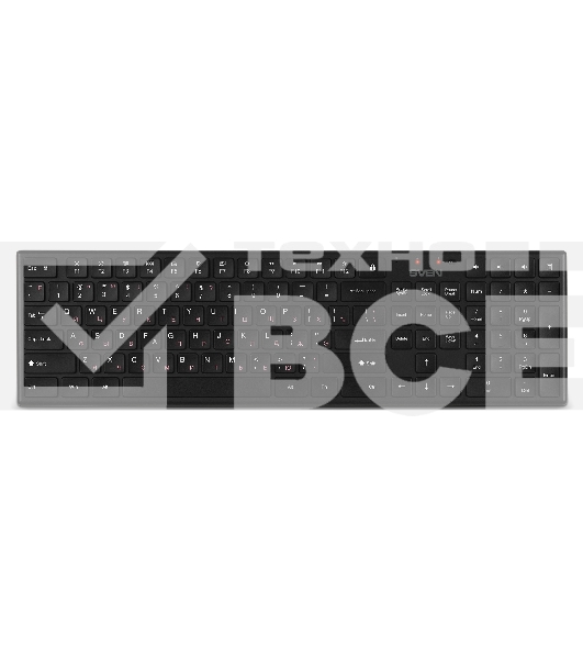 Беспроводной набор Sven ножничная клавиатура + мышь KB-C2550W чёрный (109 кл.,12Fn, 1000DPI, 2+1 кл.)