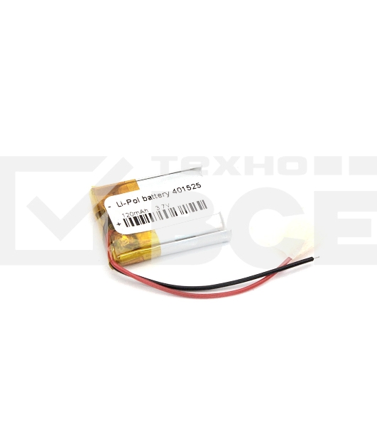 Аккумулятор Li-Pol (батарея) 4*15*25мм 2pin 3.7V/120mAh