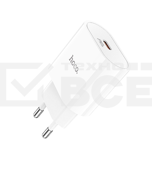 Зарядное устройство Hoco 20Вт, 3А, QC3.0/PD, 1хType-C, C94A, белый, коробка