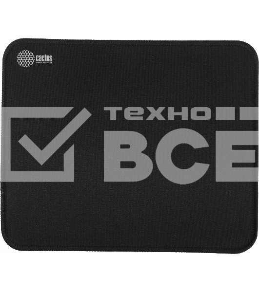 Коврик для мыши Cactus Black 300x250x3мм (CS-MPC-D01M)