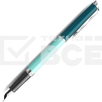 Ручка перьевая Waterman Hemisphere Colour Blocking (2190122) Green CT сталь нержавеющая F подар.кор., фото4