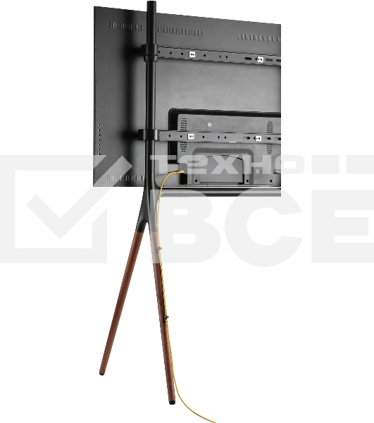 Подставка для телевизора Cactus CS-ST1247BKWN черный/орех 49