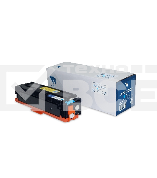 Картридж лазерный NVP совместимый NV-W2211X 207X Голубой (БЕЗ ЧИПА) для HP Color LaserJet M255/M282/M283 (2450k)