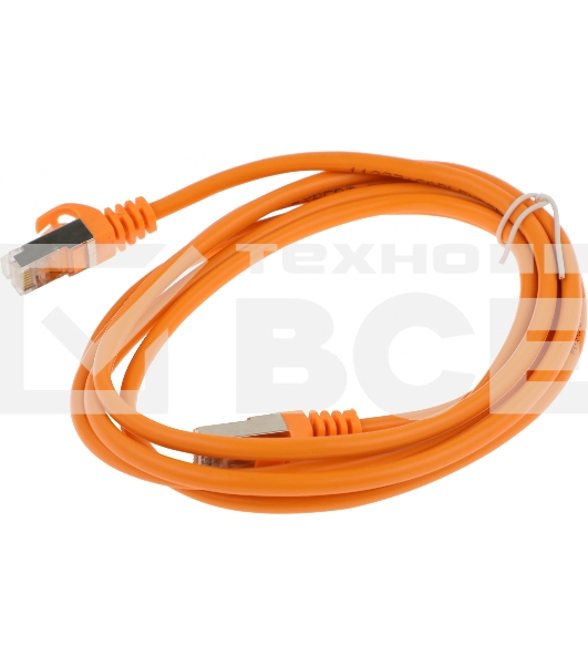 Патч-корд FTP Cablexpert кат.5e, 2м, литой, многожильный (оранжевый)
