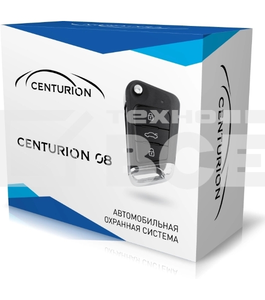 Автосигнализация Centurion 08 без обратной связи брелок без ЖК дисплея