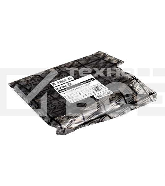 Планка портов в корпус 2xUSB2.0 ExeGate BrctUSB2-2A (USB 2.0 9pin (IDC 9pin F) --> 2x USB 2.0 Af, кабель 20см)