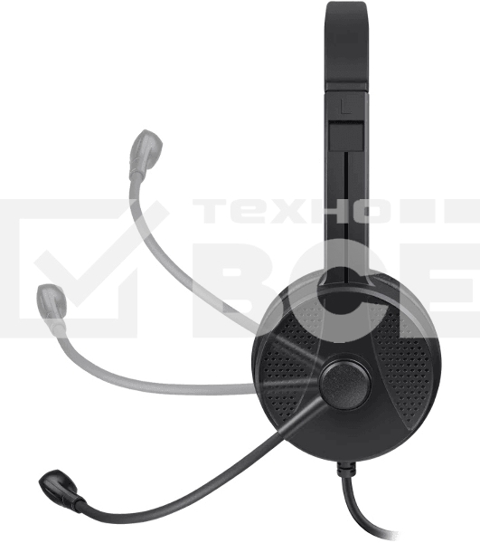 Гарнитура проводная Defender Tune 160 (черный, провод 1.8 м) (63164)