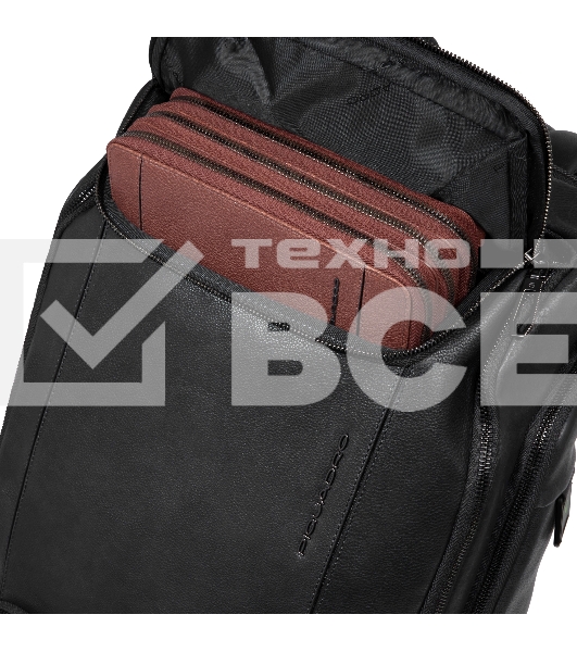 Рюкзак мужской Piquadro Cronus CA6689S134/N черный кожа