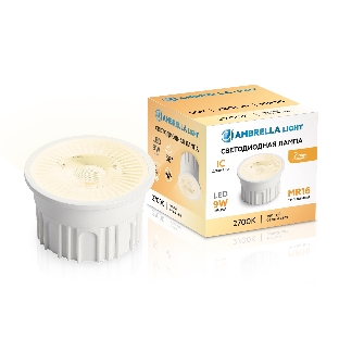 Лампа светодиодная 212201 LED MR16-PR 9W IC 2700K 220-240V 38°