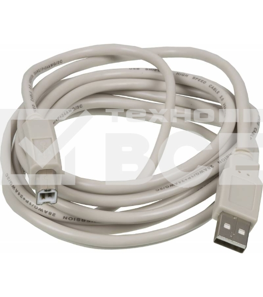 Кабель USB2.0 Ningbo USB A (m)/USB B (m) 3м (USB2.0-AM-BM-3-BR)