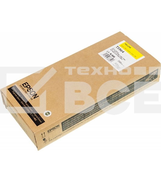 Картридж струйный Epson C13T596400 желтый для Stylus Pro 7900/9900 (350 мл)