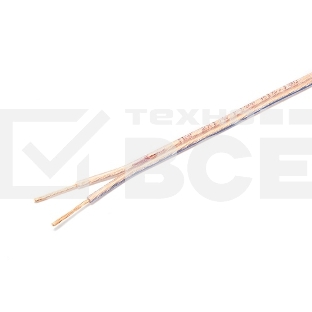 Акустический кабель Cablexpert CC-TC2x1,5-50M, прозрачный,  50 м, на катушке