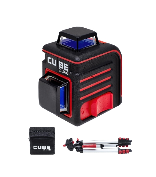 Уровень лазерный ADA Cube 2-360 Professional Edition  20(70)м ±3/10мм/м ±4° лазер2