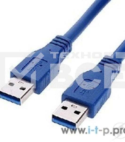 Кабель Gembird/Cablexpert Pro CCP-USB3-AMAM-1M, AM/AM, 1м, экран, синий