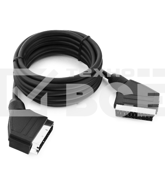 Кабель аудио/видео Gembird CCV-518, SCART / SCART, 21pin, 3м