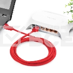 Патч-корд Greenconnect Патч-корд UTP прямой 3 m AWG24 кат.5е,  RJ45,  медь, литой (Красный), пластик пакет (GCR-LNC04-3.0m), фото6