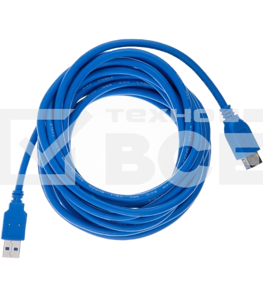 Кабель AM/AF USB3.0 5.0м VCOM удлинитель USB 3.0, VUS7065-5M