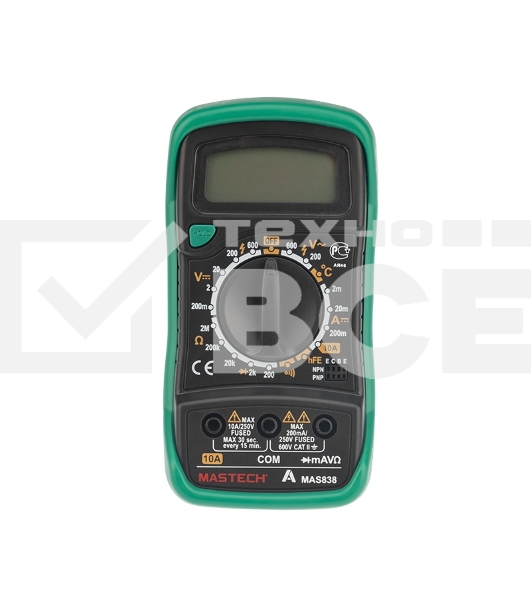 Мультиметр портативный MAS838 Mastech