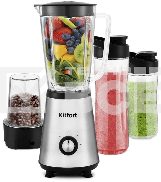 Блендер стационарный Kitfort КТ-1340-3 серебристый