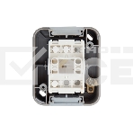 Переключатель проходной Mini OG IP54, о/у, серый Kranz, фото 1