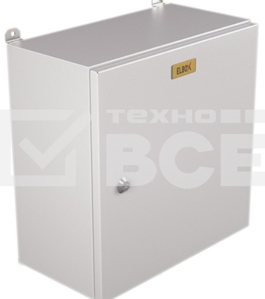 Шкаф электротехнический настенный Elbox EMW, IP66, 300х300х210 мм (ВхШхГ), дверь: металл, металл, цвет: серый