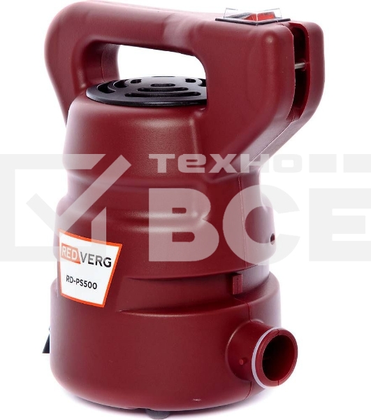 Распылитель краски RedVerg RD-PS500 500 Вт,500 мл/мин,230-240B/50Гц,бак 0.8 л