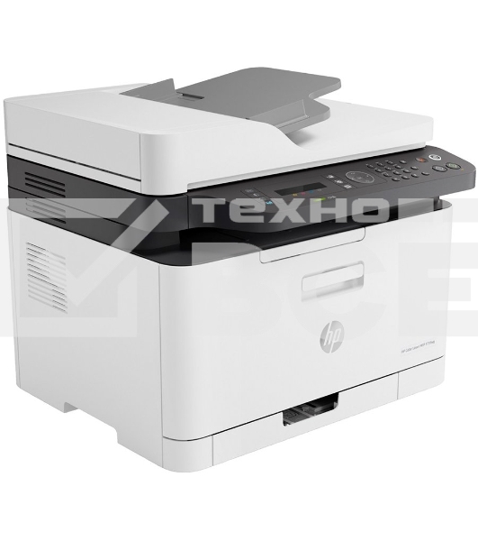 МФУ лазерный HP Color LaserJet 179fnw (4ZB97A), А4, цветной, печ. до 18 стр/мин. (ч/б) до 4 стр/мин. (цвет), скан. до 15 стр/мин. (ч/б) 6 стр/мин. (цвет), 600x600dpi, USB, RJ-45, Wi-Fi, Air Print, Mopria