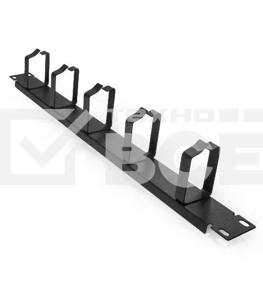 Кабельный органайзер ExeGate CM19-1U-5MR (горизонтальный 19