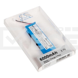 Аккумуляторная батарея CameronSino CS-JMD210SL GSP1029102 для JBL Charge 2 Plus 3.7V 6000mAh 22.20Wh