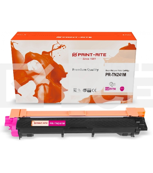 Картридж лазерный Print-Rite TFB685MPU1J PR-TN241M TN-241M пурпурный (1400стр.) для Brother HL-3170CDW