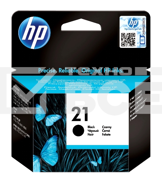 Картридж струйный HP 21 C9351AE черный для HP DJ 3920/3940/PSC 1410