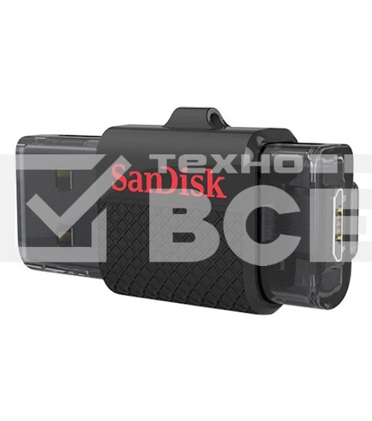 носитель информации SanDisk USB Drive 64Gb Ultra Dual SDDD2-064G-G46 {USB3.0, Black}