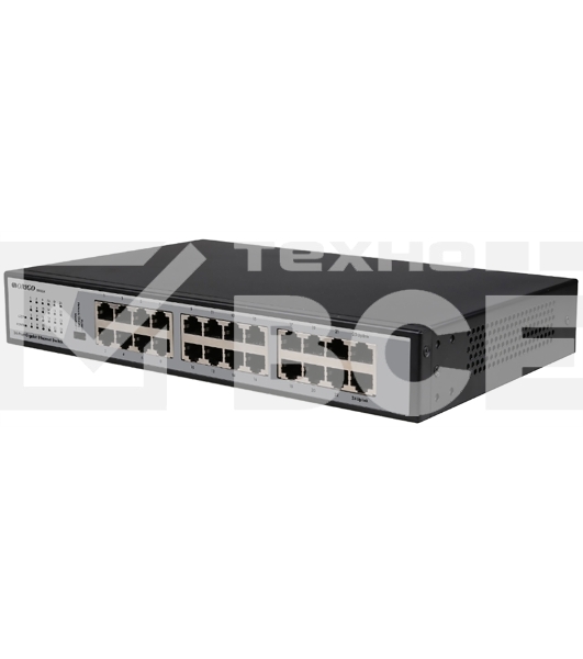 Неуправляемый коммутатор ORIGO, 24x1000Base-T, комплект для установки в 19