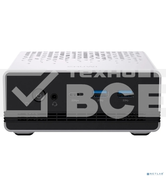 Компьютер Chuwi Ubox AMD Ryzen 5 6600H(3.3Ghz)/16384Mb/512PCISSDGb/Int:AMD Radeon/BT/WiFi/war 1y/1.35kg/Iron Gray/Win11Pro + DDR5 (SODIMM MAX 64GB)(RAM slot*2)/USB2.0*1/USB3.2G1*3/Type-C*1(DP,PD)/HDMI*1/DP*1/RJ45*2/WIFI6,BT5.