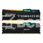 Оперативная память Kingston Fury Beast, DDR5, 32GB (2x16GB), 5600MHz, CL36, с радиаторами, RGB, черный, фото4
