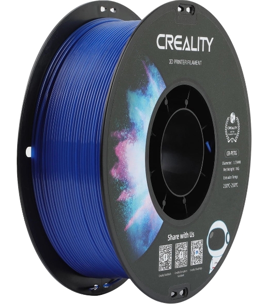 Катушка CR-PETG пластика Creality 1,75 мм 1кг для 3D принтеров, голубой