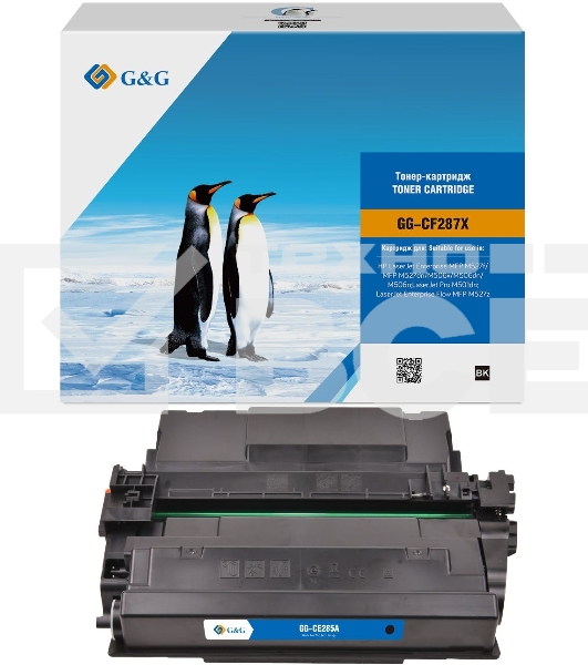 Картридж G&G, аналог HP CF287X 18k с чипом