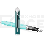 Ручка перьевая Waterman Hemisphere Colour Blocking (2190122) Green CT сталь нержавеющая F подар.кор., фото5